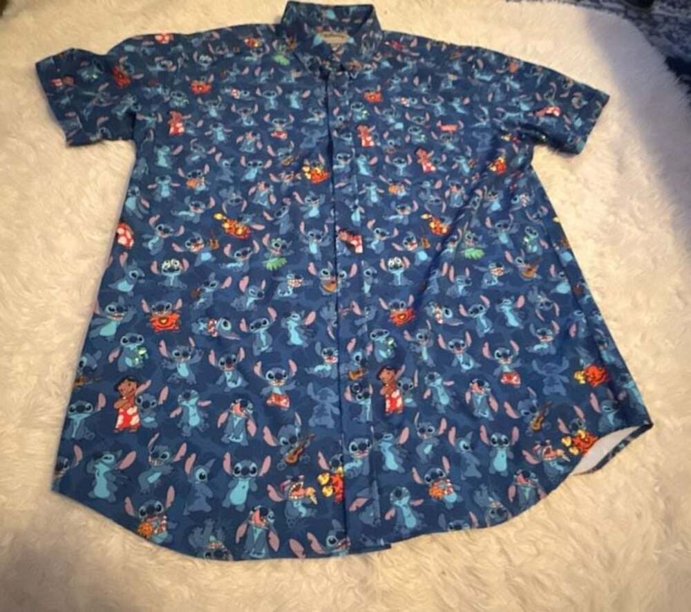 RSVLTS Disney Lilo & Stitch Stitch Being Stitch KUNUFLEX Short Sleeve Shirt